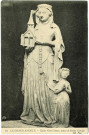 Andelys (Les). Le Grand Andely - Eglise Notre Dame, Statue de Ste Clotilde.