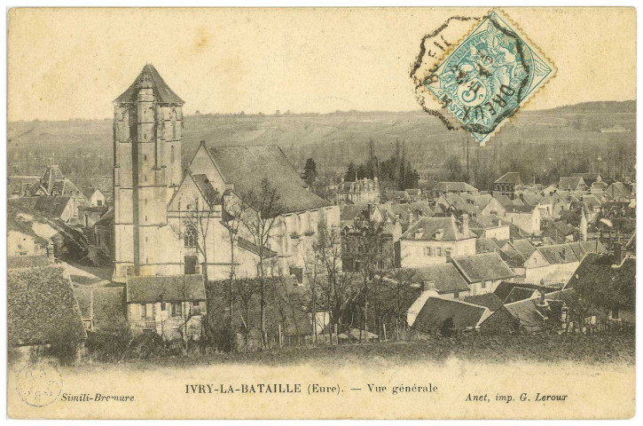 Ivry-la-Bataille. Vue générale.