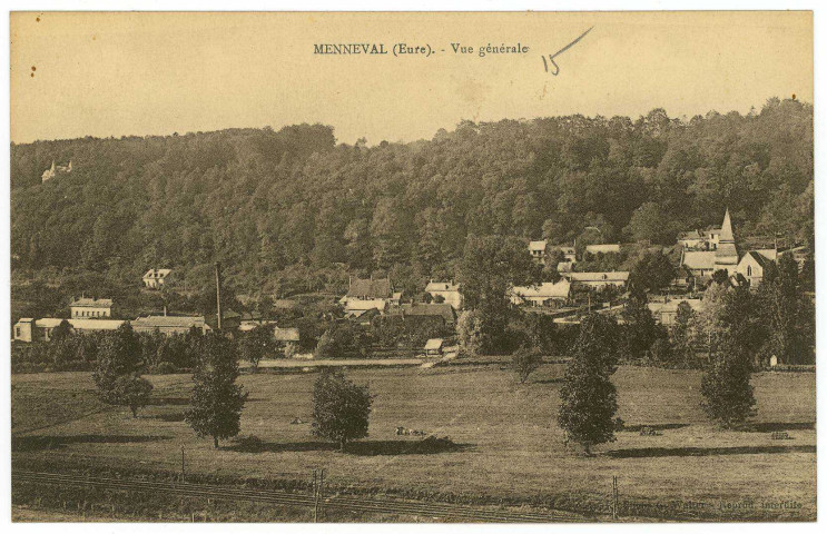Menneval. Vue générale.