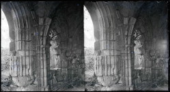 Ruines et vestiges de l'abbaye de Jumièges (Seine-Maritime).
