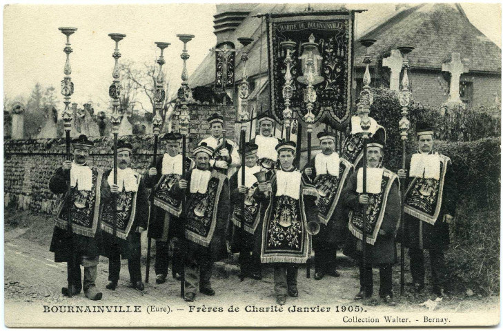 Bournainville. Frères de Charité (Janvier 1905).