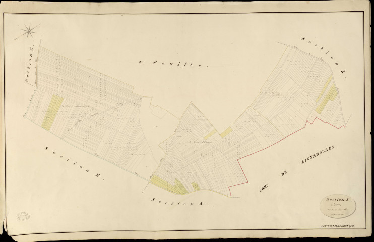 Illiers-l'Evêque. Section I _ de Jersey _ 1re de 2 Feuilles