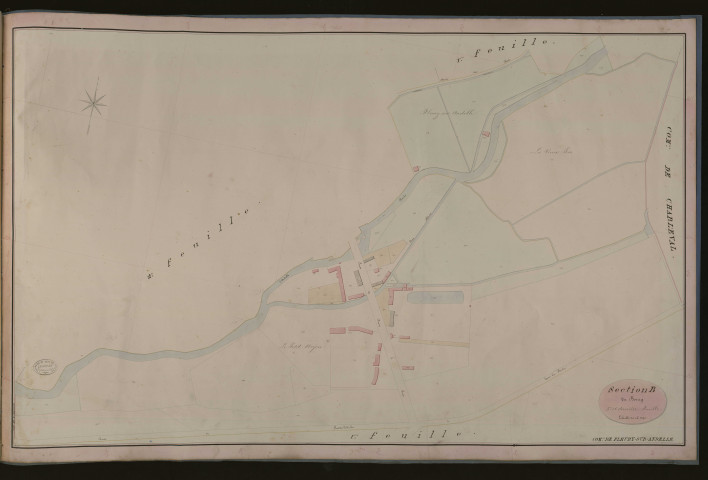 Fleury-sur-Andelle. Section B _ du Bourg _ 3e et dernière Feuille
