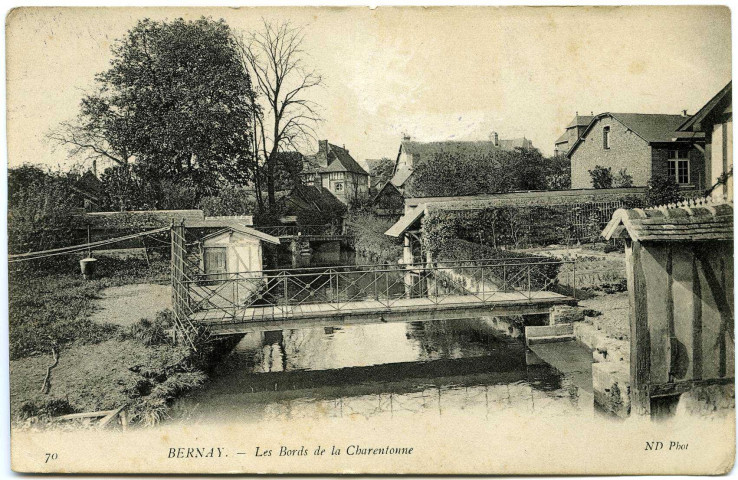Bernay. Les Bords de la Charentonne.