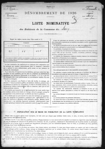 SACQ(LE) 1926