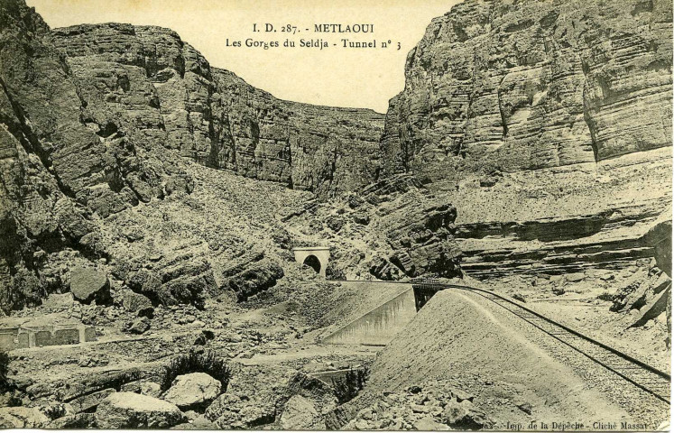METLAOUI Les Gorges du Seldja - Tunnel n° 3