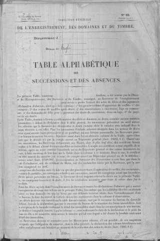 Tables 1923-1946