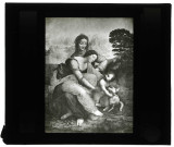 Musée du Louvre de Paris, tableau de Léonard de Vinci « Sainte Anne, la Vierge et l'enfant ».