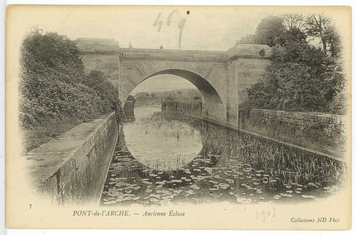 Pont-de-l'Arche. Ancienne Ecluse.