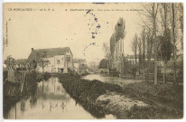 Pacy-sur-Eure. Vue prise du Moulin de Boudeville.