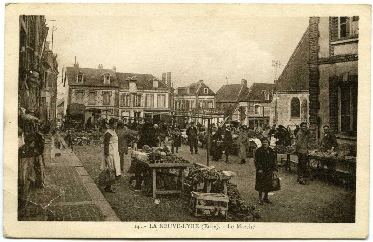 Neuve-Lyre (La). Le Marché.