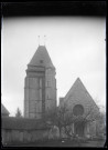 Vue d'ensemble de l'église de Prey (Eure).