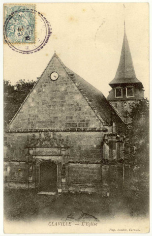 Claville. L'Eglise.
