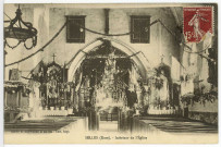 Selles. Intérieur de l'Eglise.