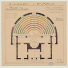 Evreux _"Amphithéâtre. Œuvre des prisonniers de guerre. Fête de bienfaisance du dimanche 7 juillet 1918 au jardin botanique".