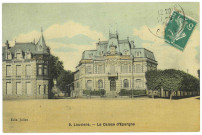 Louviers-Ville. La Caisse d'Epargne.