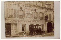 Evreux-Ville. Entreprise des Pompes Funèbres.