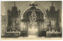 Saint-Etienne-l'Allier. Intérieur de l'Eglise (XVIIe siècle).