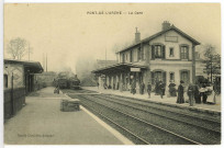 Pont-de-l'Arche. La Gare.