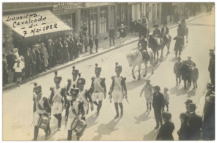 Louviers-Ville. Cavalcade du 7 Mai 1922.