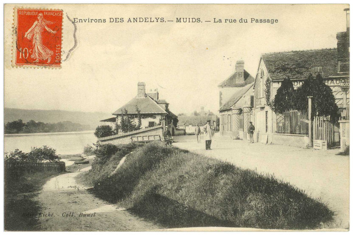 Muids. Environs de Andelys. - Muids. - La rue du Passage.