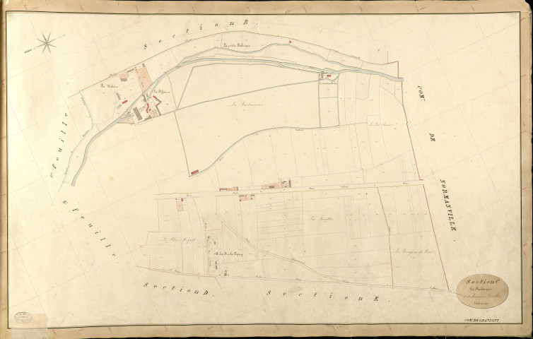Gravigny. Section C _ de Saint Nicolas _ 3e et dernière Feuille