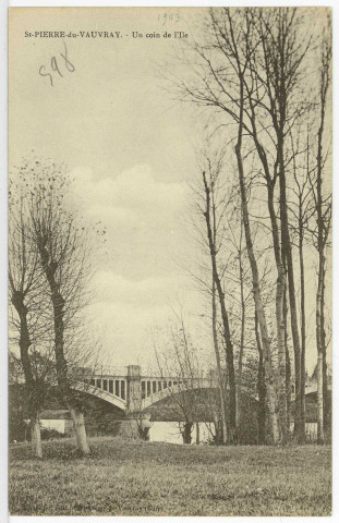 Saint-Pierre-du-Vauvray. Un Coin de l'Ile.