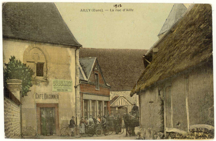 Ailly. La rue d'Ailly.