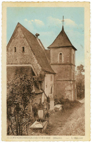 Saint-Georges-du-Vièvre. L'Eglise.