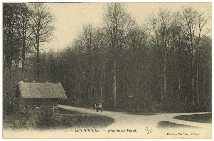 Hogues (Les). Entrée de Forêt.