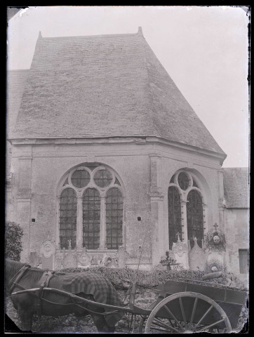 Église et cimetière de Boissy-Lamberville (Eure).
