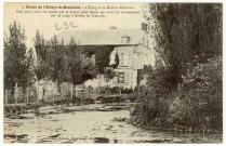 Fatouville-Grestain. Ruines de l'Abbaye de Grestain - L'Etang et la Maison Abbatiale - Cette pièce d'eau est formée par la source Saint-Benoît qui avait été recommandée par un songe à Herluin de Conteville.