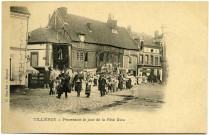 Tillières-sur-Avre. Tillières. - Procession le jour de la Fête Dieu.