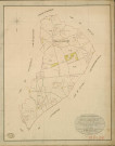 Boissy-Lamberville. Tableau d'assemblage _ du Plan Parcellaire de la Commune de Boissy Lamberville _ Canton de Thiberville - Bernay - Eure. _ Terminé sur le Terrain le 3 Mai 1846 , sous l'administration de M. Petit de Bantel, Préfet _ M. Rocher, Maire _ sous la Direction de M.Violas de Martigny, Directeur des Contributions directes _ M. Le Fébure, Géomètre en Chef. _ Par M. Pizier, Géomètre de 1re classe.