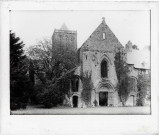 Ruines de l'abbaye de la Lucerne à La-Haye-Pesnel (Calvados).