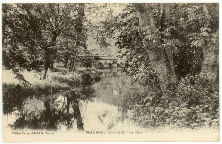 Beaumont-le-Roger. La Risle.