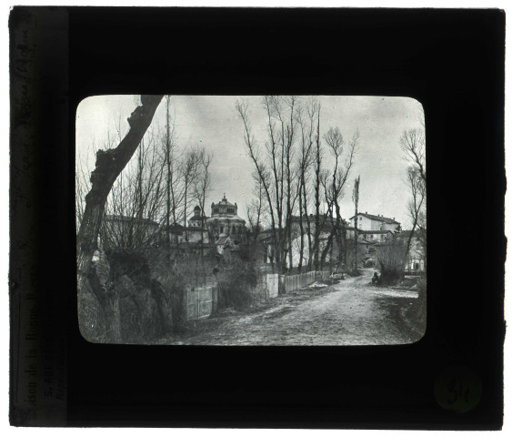 Vue générale sur Ars-sur-Formans (Ain).