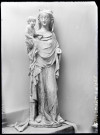 Statue de Vierge à l'enfant du XIVème siècle de l'église de Sancourt (Eure).