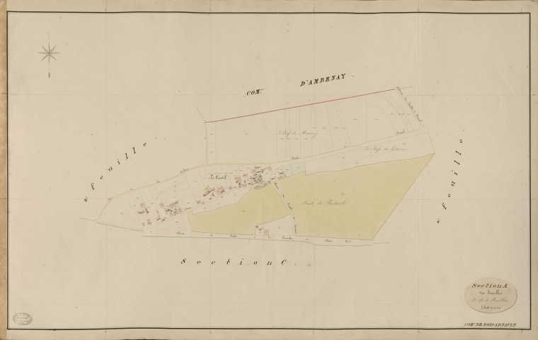 Bois-Arnault. Section A _ des Siaulles _ 3e de 4 Feuilles