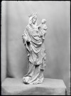 Statue de Vierge à l'enfant de l'église Saint-Georges de Mézières-en-Vexin (Eure).