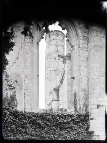 Ruines et vestiges de l'abbaye de Jumièges (Seine-Maritime).