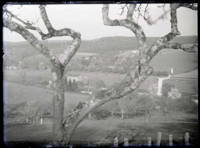 Vue de la campagne de Rosay-sur-Lieure (Eure).
