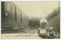 Serquigny. Tamponnement de Serquigny (29 février 1916). - Train du Havre.