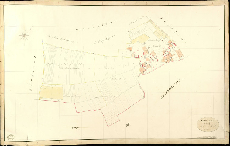 Hellenvilliers. Section C _ de Beaufre _ 2e et dernier Feuille