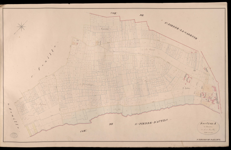 Saint-Pierre-de-Bailleul. Section A _ de Dormoun _ 2e de 5 Feuilles
