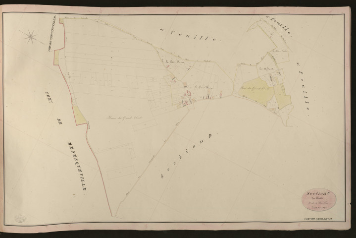 Charleval. Section C _ des Thuits _ 3e de 4 Feuilles