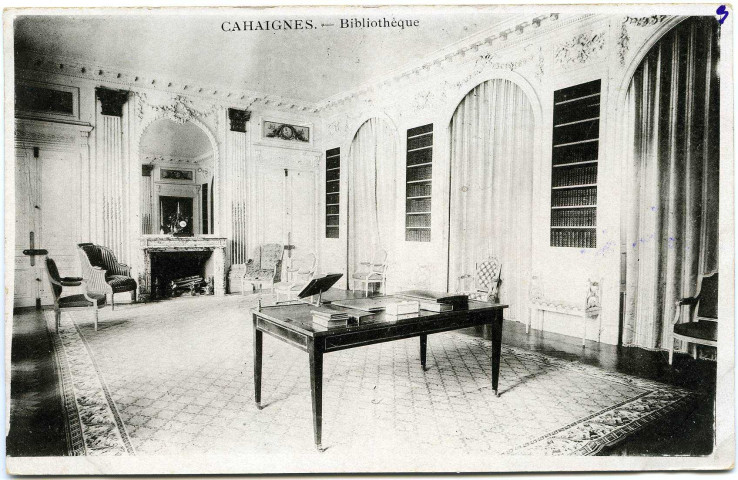 Cahaignes. Bibliothèque.