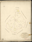 Fresney. Tableau d'assemblage _ du Plan Parcellaire de la Commune de Fresney _ Canton de Saint André - Evreux - Eure. _ Terminé sur le Terrain le 18 Decembre 1836, sous l'administration de M. Passy, Préfet _ M. Ledoux, Maire _ et sous la Direction de M. Marel, Directeur des Contributions directes _ M. Le Fébure, Géomètre en Chef. _ Par M. Canu, Géomètre de 1re classe.