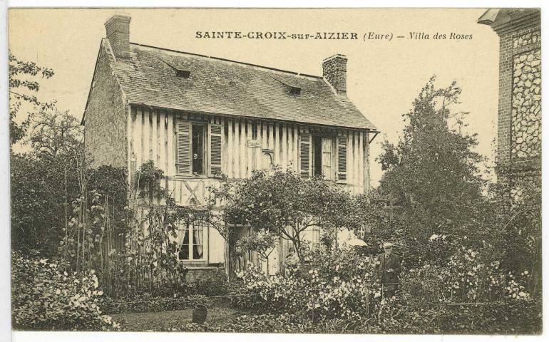 Sainte-Croix-sur-Aizier. Villa des Roses.