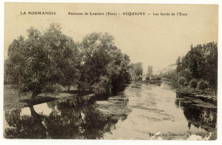 Acquigny. Les Bords de l'Eure.